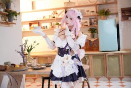 胡桃猫 爱莉希雅女仆写真赏析｜崩坏3真我英桀的甜系质感与摄影布光细节-绅士网