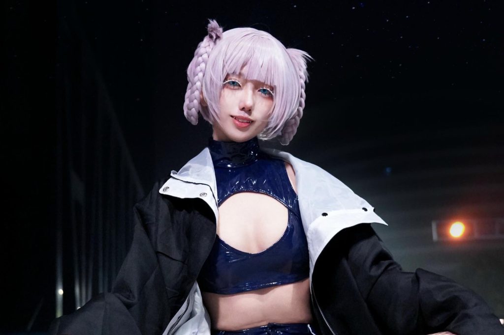 绞肉姬七草荠cos写真赏析｜彻夜之歌七草荠夜景氛围感高清图集