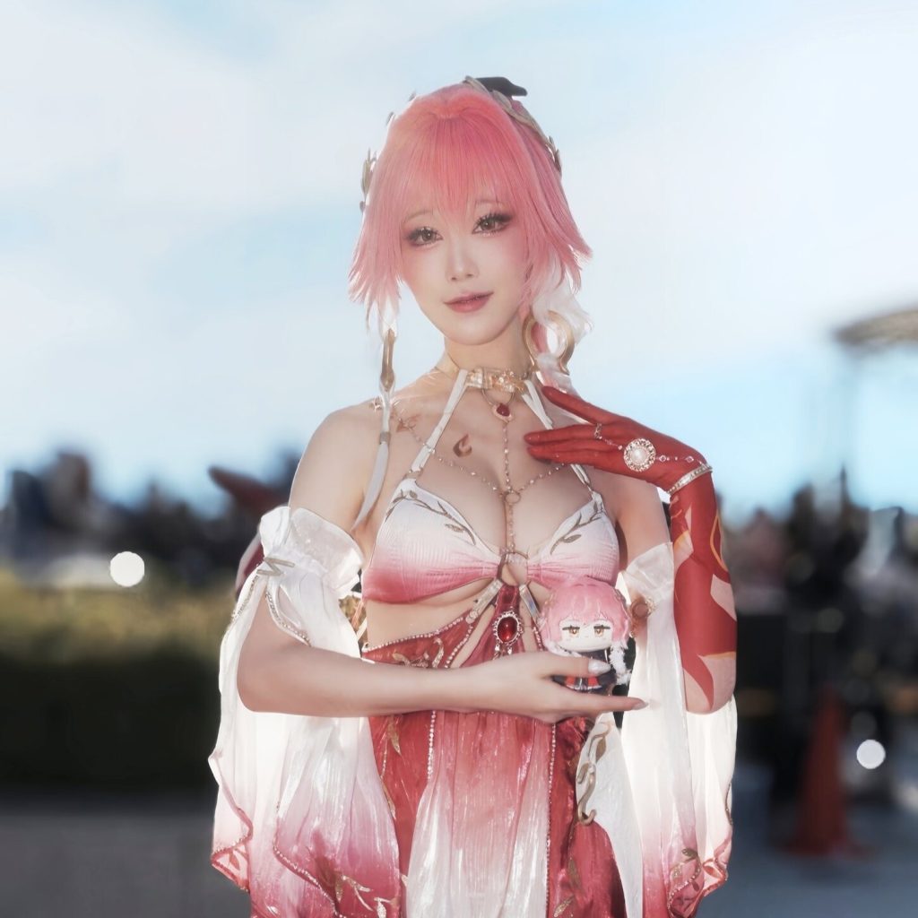 图片[5]-水淼Aqua 鸣潮 长离 场照｜C107会场逆光摄影解析与角色气质还原