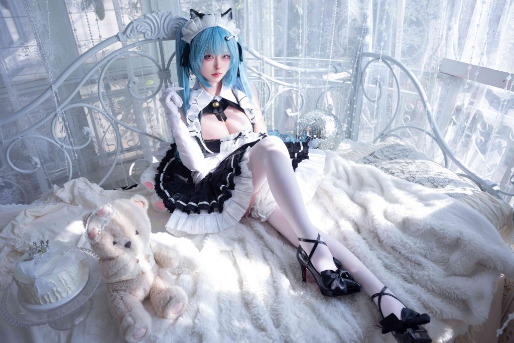 图片[2]-清水由乃普利瓦蒂写真｜胜利女神：妮姬 Privaty 女仆COS图集解析