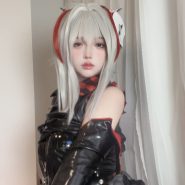 疯猫ss 明日方舟W COS写真｜Arknights W 爆破美学与漆黑质感人像-绅士网