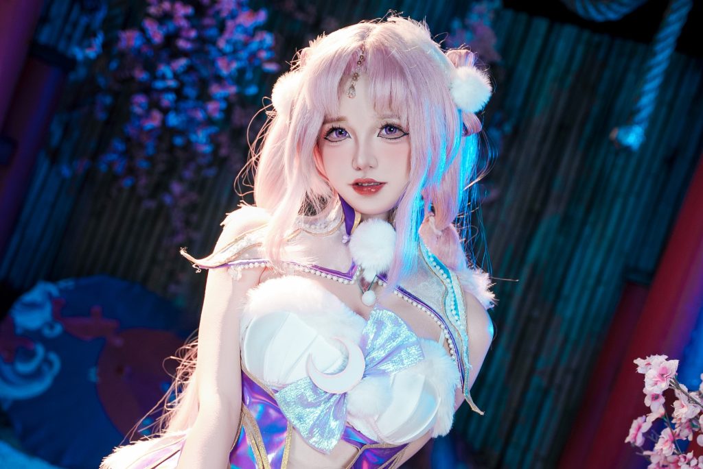 图片[2]-阿薰kaOri永劫无间殷紫萍写真赏析｜殷紫萍Cos图集与角色还原解析