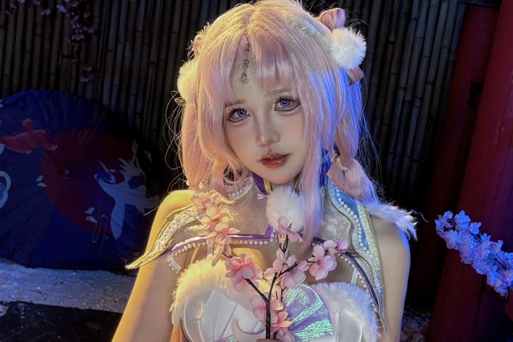 图片[5]-阿薰kaOri永劫无间殷紫萍写真赏析｜殷紫萍Cos图集与角色还原解析