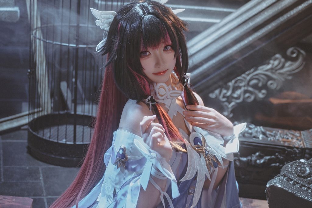 风筝筝筝w少女哥伦比娅COS写真赏析｜原神少女哥伦比娅高还原摄影