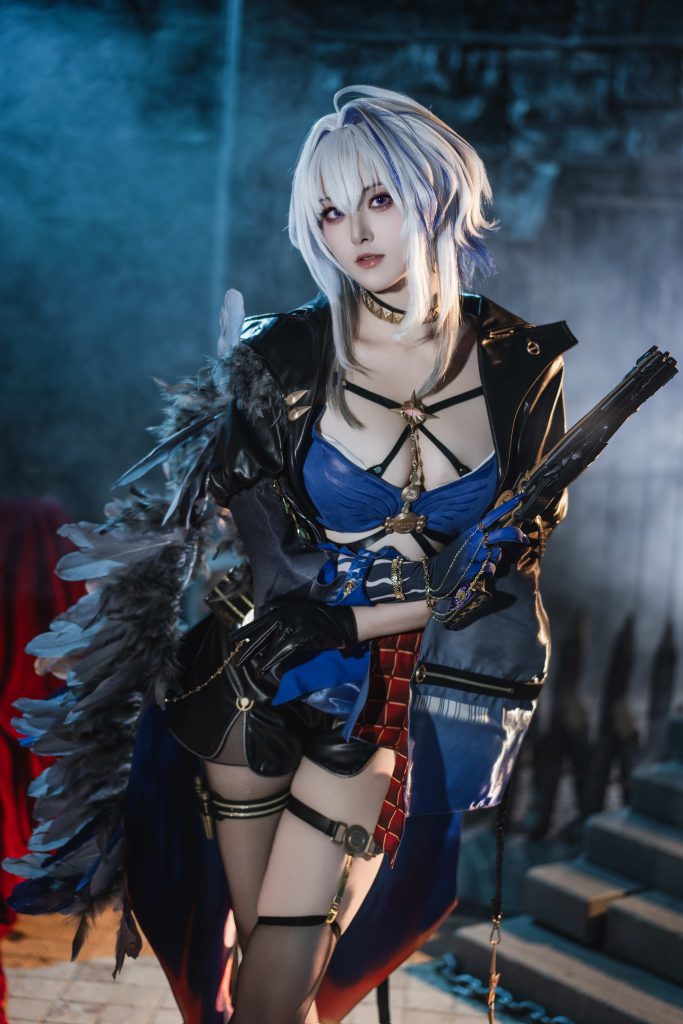 图片[3]-夏夏子Natsuko嘉贝莉娜cos写真解析｜鸣潮嘉贝莉娜角色还原与摄影氛围赏析