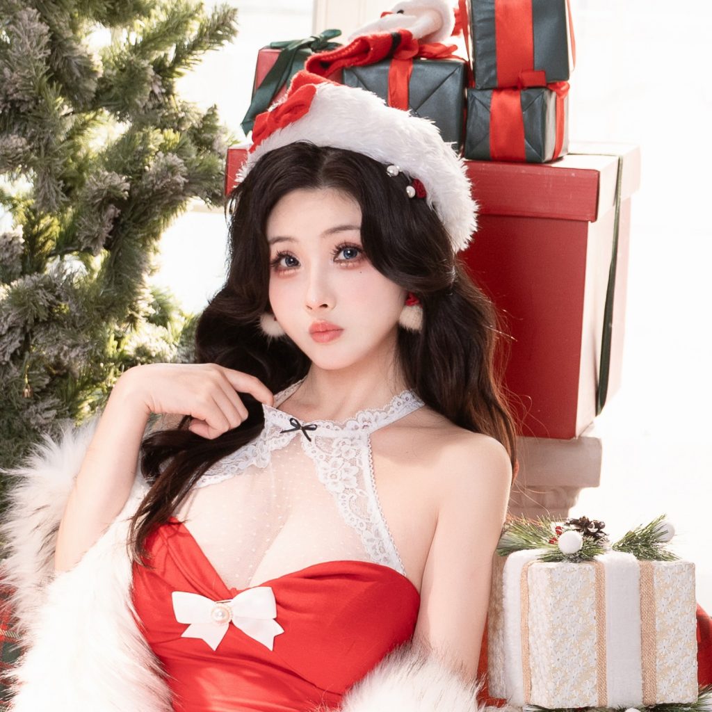 图片[4]-rioko凉凉子圣诞写真