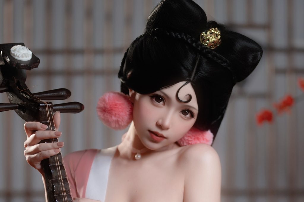 Bangni邦尼妲己古风写真解析｜红梅柔光氛围人像