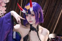 网站SEO文章标题：九柒喵酒吞满破写真赏析：从《FGO》酒吞童子到高质感东方妖系cos作品-绅士网