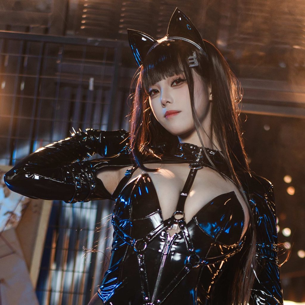 图片[2]-蜜汁猫裘莉音写真解析｜调月莉音COS猫耳战术风高清图集赏析