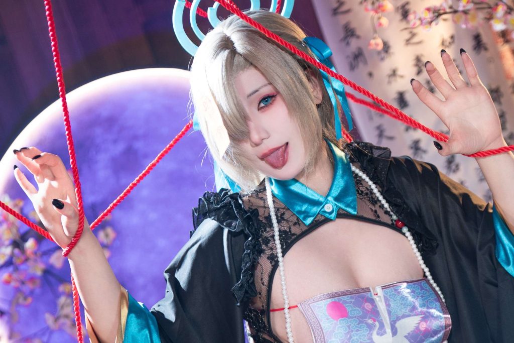 图片[5]-星澜明日奈僵尸娘写真解析｜蔚蓝档案一之濑明日奈cos高质量图集介绍