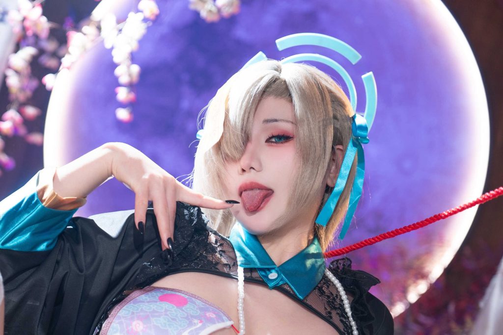 图片[6]-星澜明日奈僵尸娘写真解析｜蔚蓝档案一之濑明日奈cos高质量图集介绍