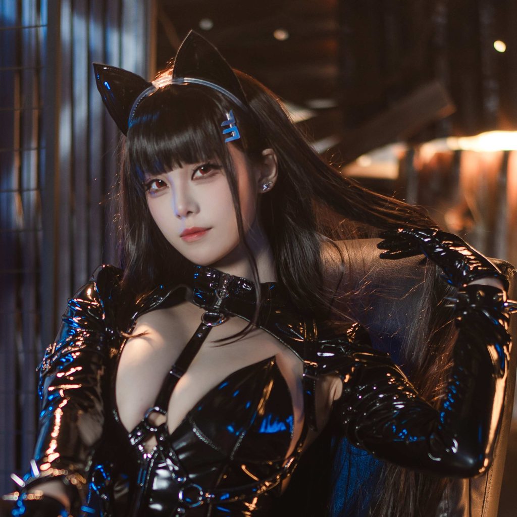 图片[5]-蜜汁猫裘莉音写真解析｜调月莉音COS猫耳战术风高清图集赏析