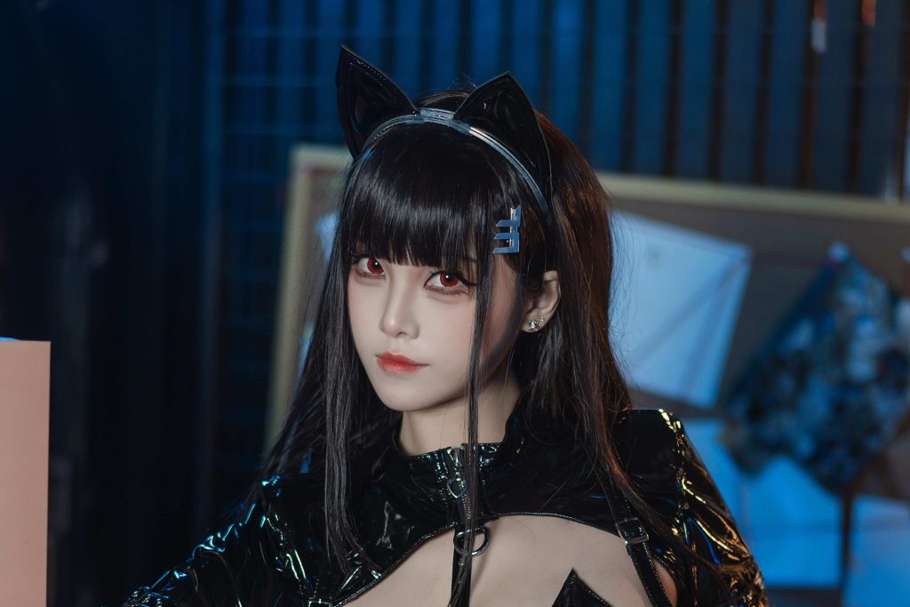 图片[3]-蜜汁猫裘莉音写真解析｜调月莉音COS猫耳战术风高清图集赏析