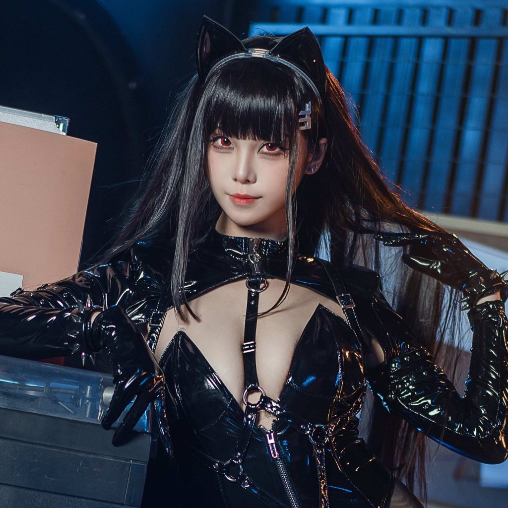图片[4]-蜜汁猫裘莉音写真解析｜调月莉音COS猫耳战术风高清图集赏析