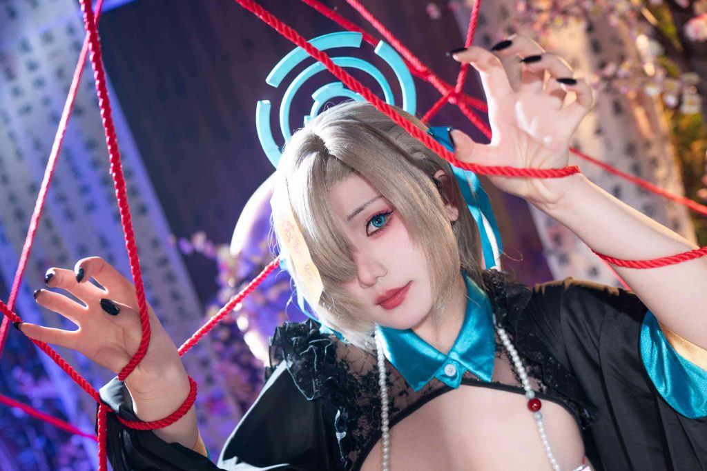 图片[4]-星澜明日奈僵尸娘写真解析｜蔚蓝档案一之濑明日奈cos高质量图集介绍