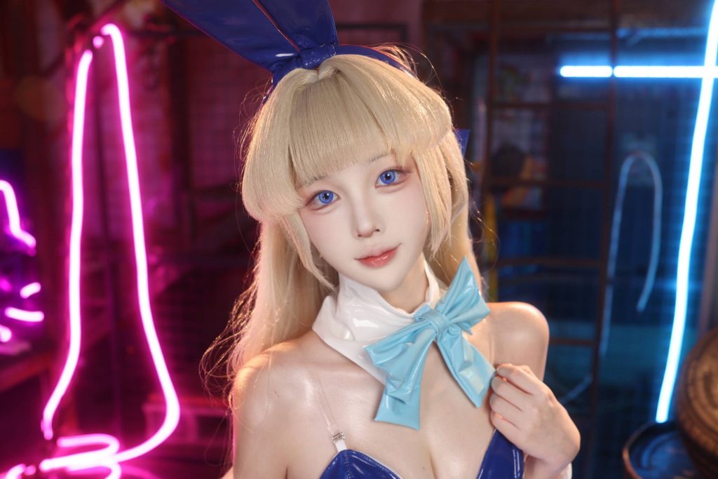 图片[8]-若若不男飞鸟马时写真赏析｜蔚蓝档案Toki兔女郎COS图集