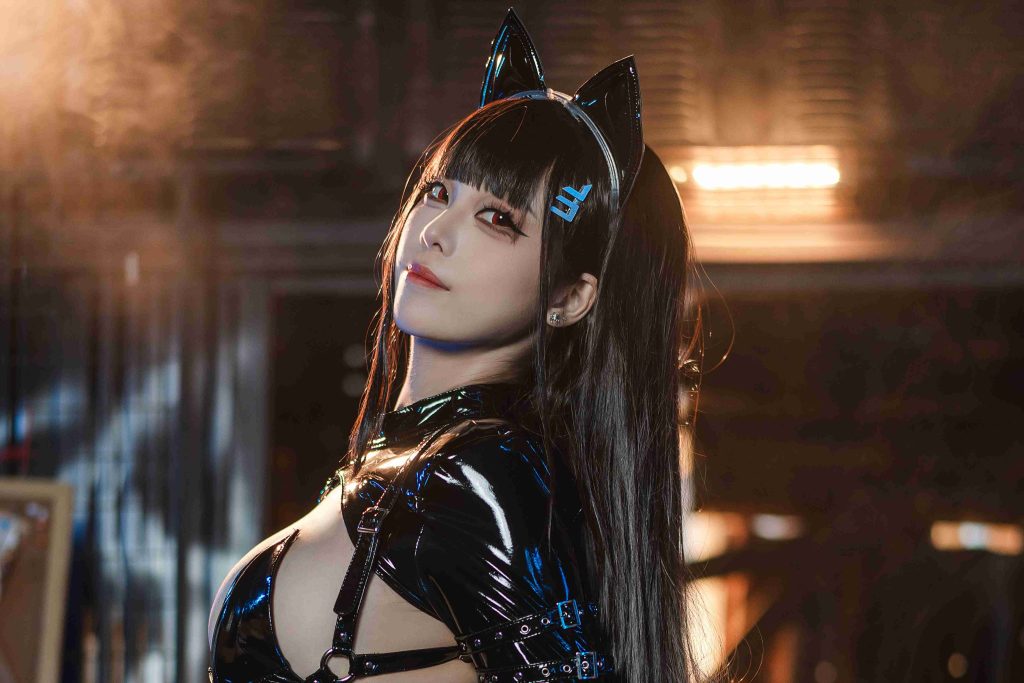 蜜汁猫裘莉音写真解析｜调月莉音COS猫耳战术风高清图集赏析