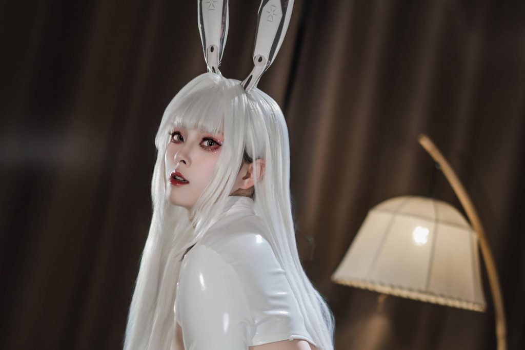 图片[2]-Natsuko夏夏子布兰儿逆兔女郎写真解析｜胜利女神NIKKE Cos图集