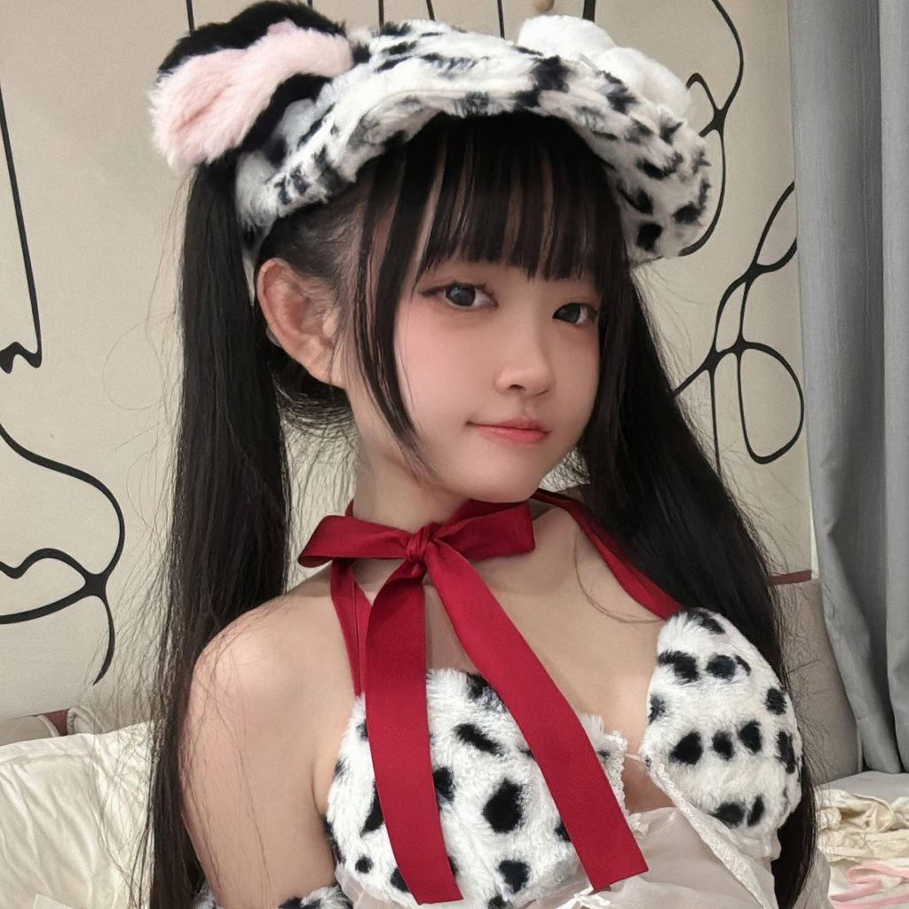 图片[3]-神沢永莉斑点小狗狗写真赏析：原创动物系造型与毛绒小狗主题解析
