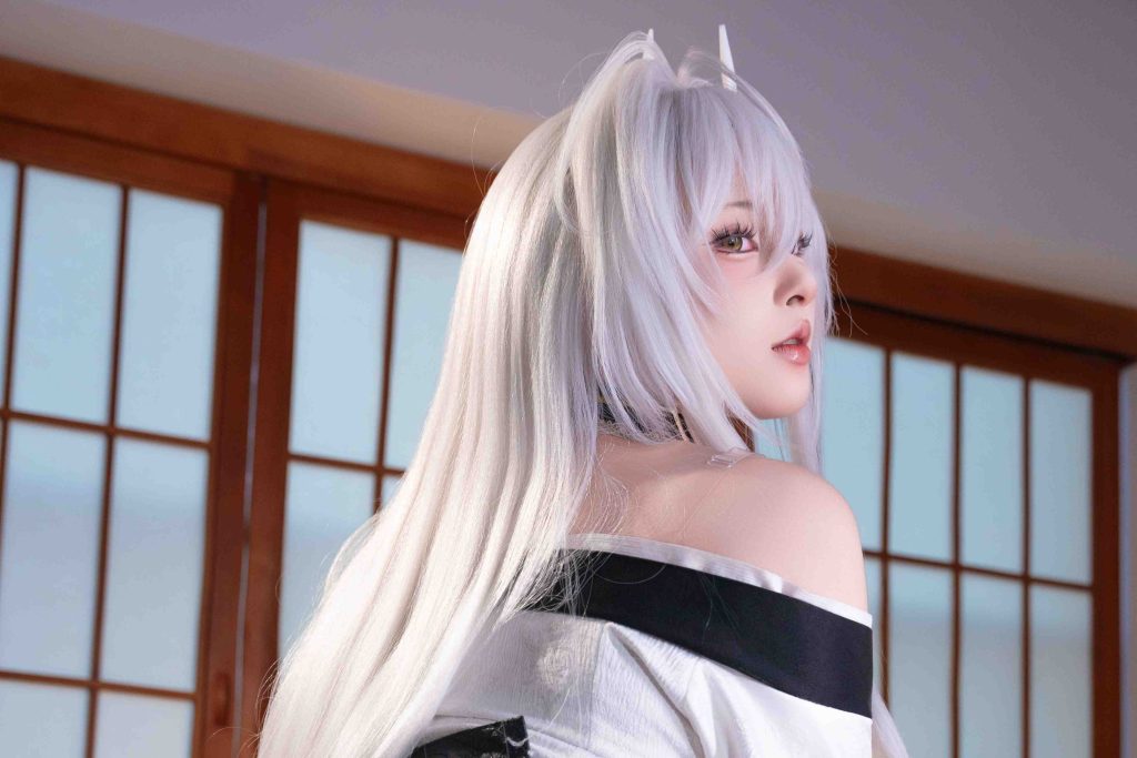 图片[4]-清水由乃白凤和服写真图集解析