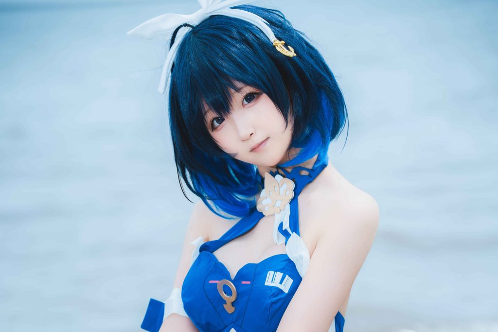 Seele麦麦希儿彼岸浪花写真赏析｜海边希儿Cos图集