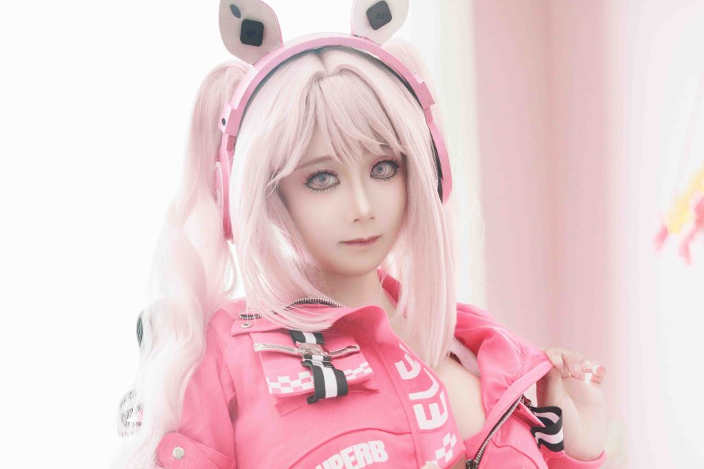 图片[4]-阿雪雪爱丽丝泳装写真解析｜妮姬爱丽丝Cos粉白梦境风格全览