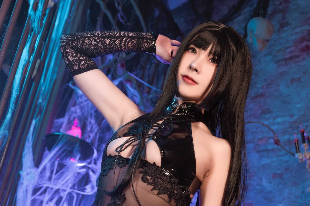 图片[3]-Quan冉有点饿靡烟写真赏析｜拖拉大王暗黑冷艳COS图集解析