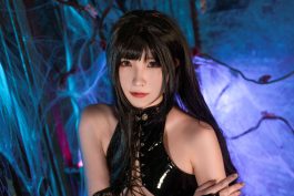 Quan冉有点饿靡烟写真赏析：冷艳、神秘与暗黑氛围交织的高质感COS作品-绅士网