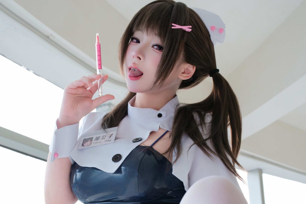 图片[3]-胡桃猫魅魔看护士加奈子写真解析