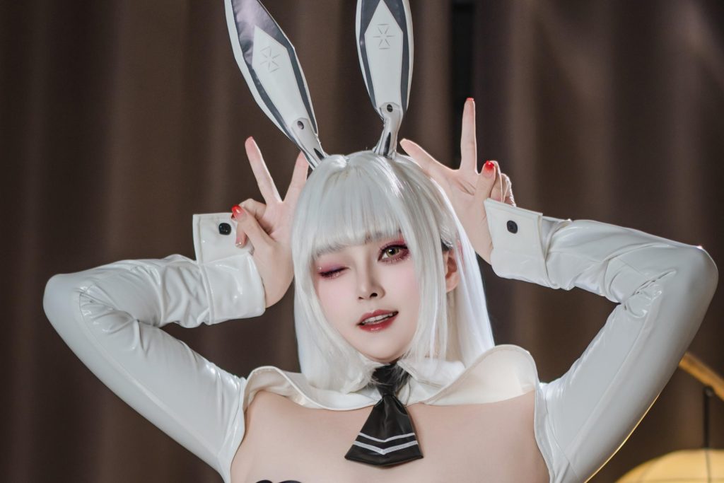 Natsuko夏夏子布兰儿逆兔女郎写真解析｜胜利女神NIKKE Cos图集