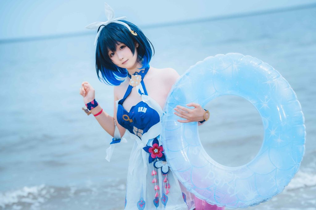 图片[4]-Seele麦麦希儿彼岸浪花写真赏析｜海边希儿Cos图集