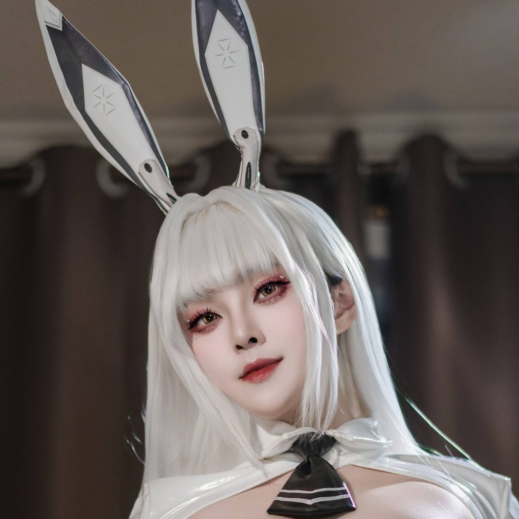 图片[4]-Natsuko夏夏子布兰儿逆兔女郎写真解析｜胜利女神NIKKE Cos图集