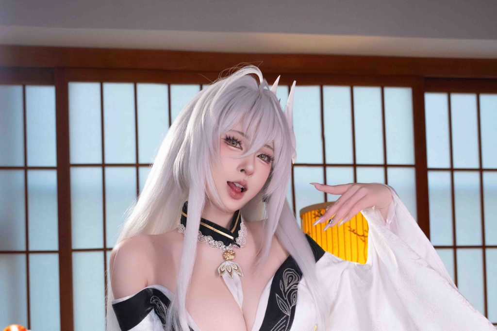 清水由乃白凤和服写真图集解析