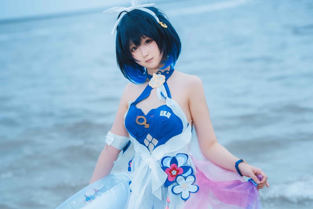 图片[2]-Seele麦麦希儿彼岸浪花写真赏析｜海边希儿Cos图集