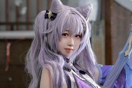 雪琪SAMA刻晴COS写真解析：把《原神》玉衡星的清冷与锋芒真正拍出来了-绅士网