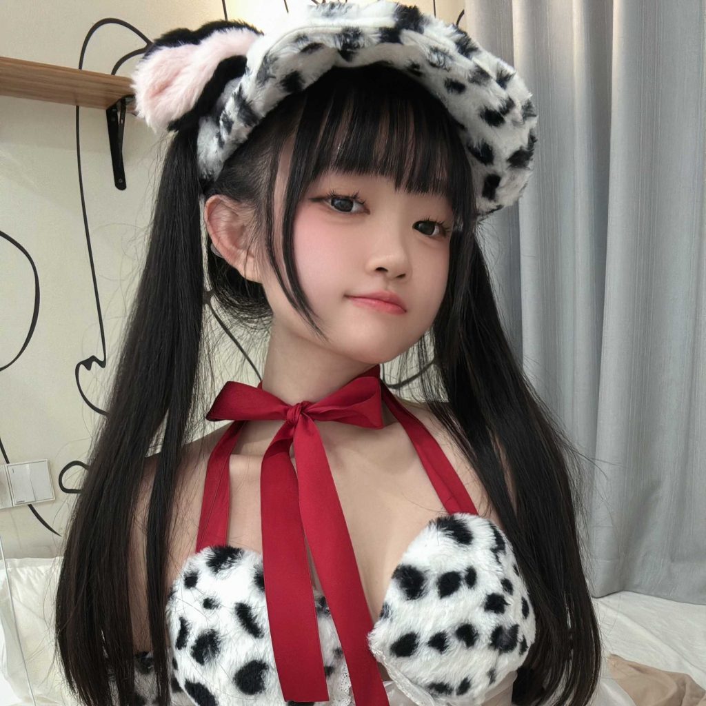 图片[2]-神沢永莉斑点小狗狗写真赏析：原创动物系造型与毛绒小狗主题解析