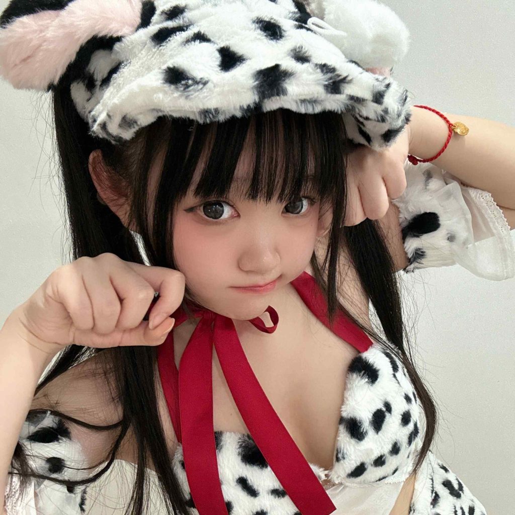 图片[5]-神沢永莉斑点小狗狗写真赏析：原创动物系造型与毛绒小狗主题解析