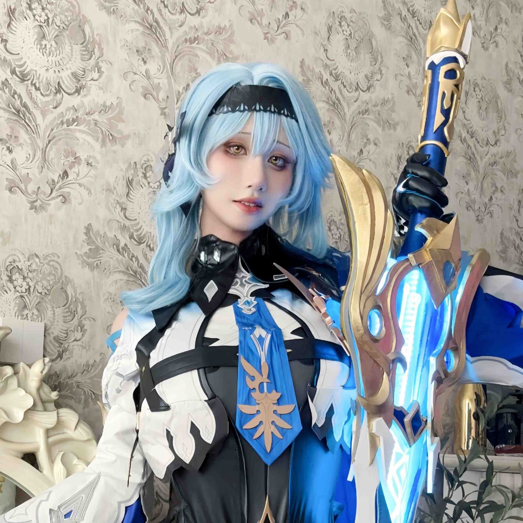 图片[2]-桜满三时原神优菈写真，浪花骑士冷光COS赏析
