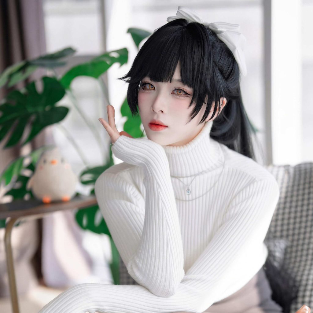 图片[5]-轩萧学姐碧蓝航线高雄武者的内在修养写真