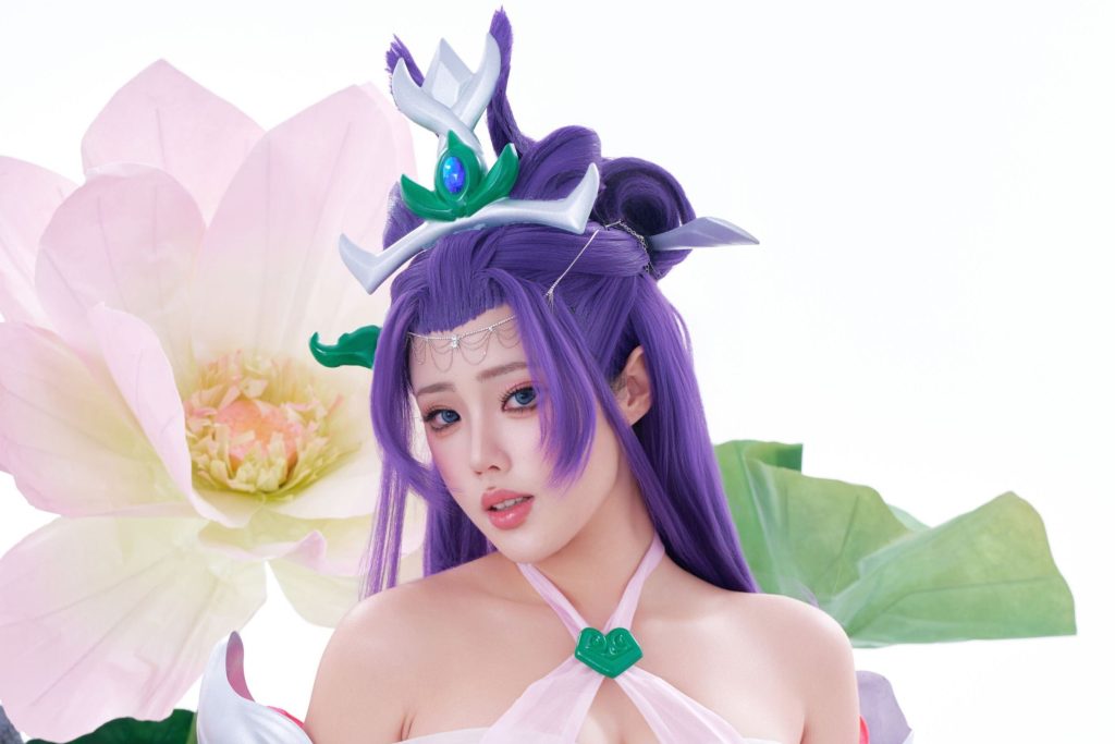 图片[4]-钛合金titi風仙子写真，玉剑传说迦娜粉紫仙子cos图集