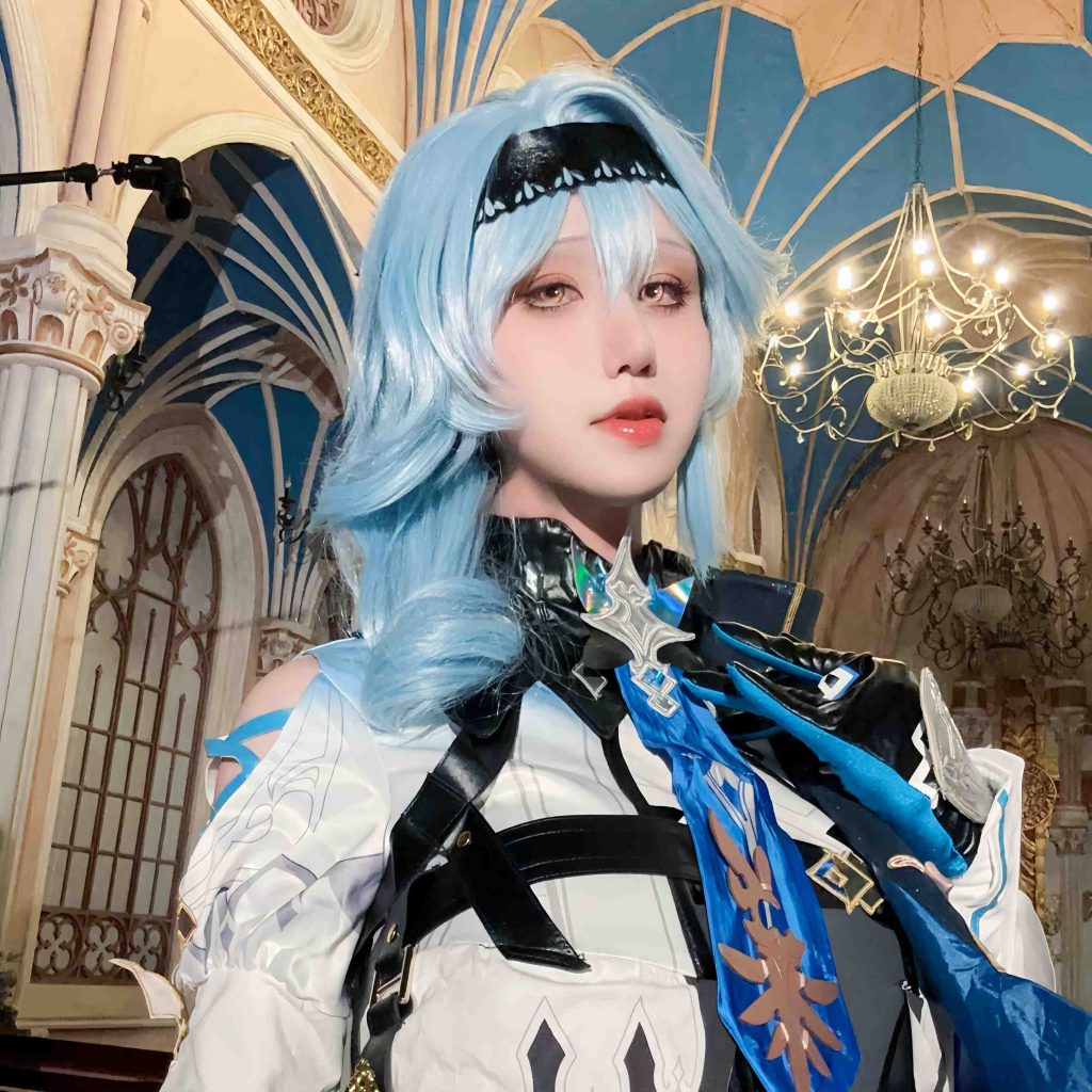 图片[4]-桜满三时原神优菈写真，浪花骑士冷光COS赏析