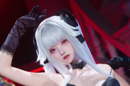 大大卷卷小卷《美少女万华镜》礼服写真，篝之雾枝的红色夜幕-绅士网