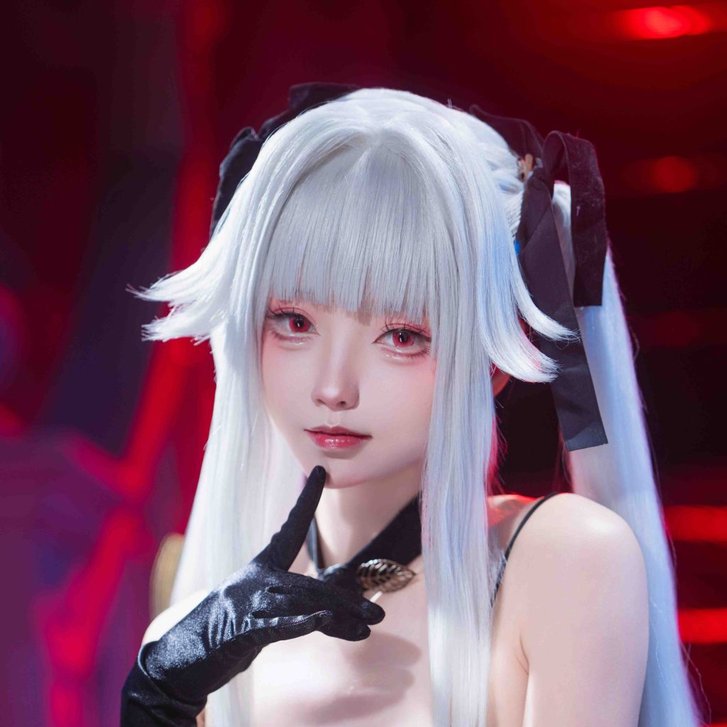 图片[3]-大大卷卷小卷《美少女万华镜》礼服写真解析，篝之雾枝白发红瞳冷艳登场