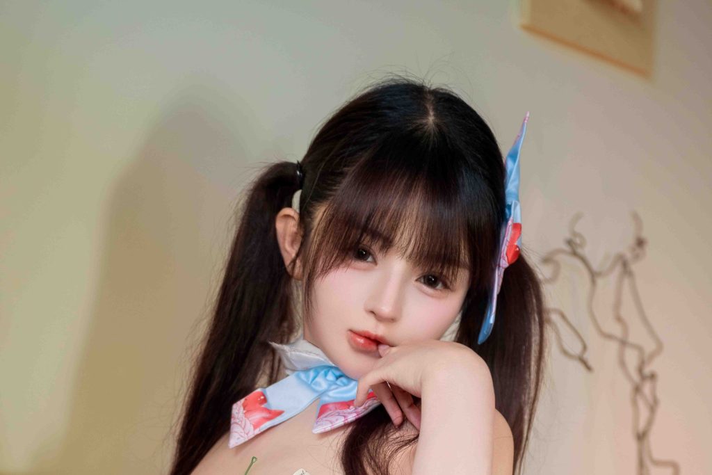 图片[6]-桜井宁宁《奶油蛋糕》写真赏析｜蓝色蝴蝶结与甜点系人像美学