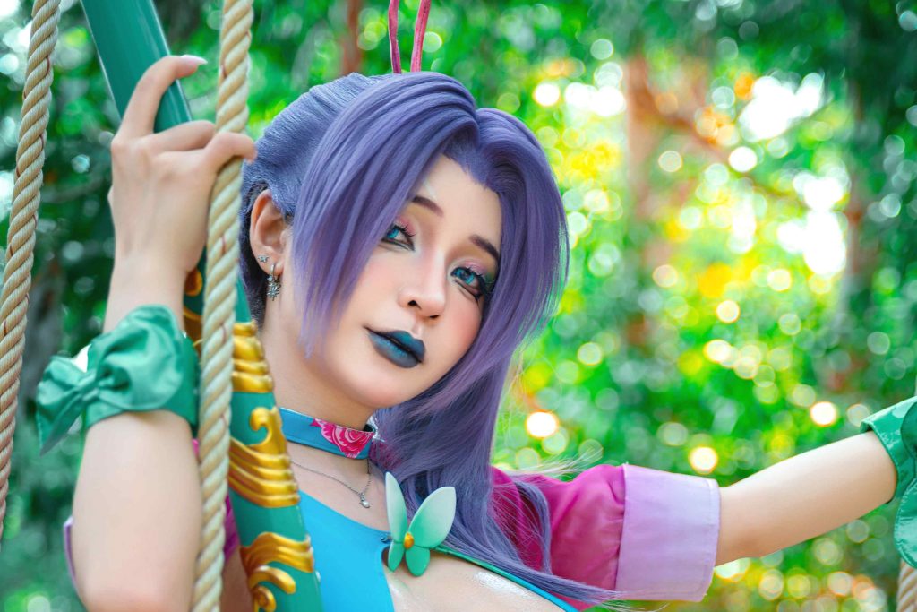 图片[6]-Umeko J Psylocke Breezy Butterfly写真解析，Marvel灵蝶夏日造型摄影赏析
