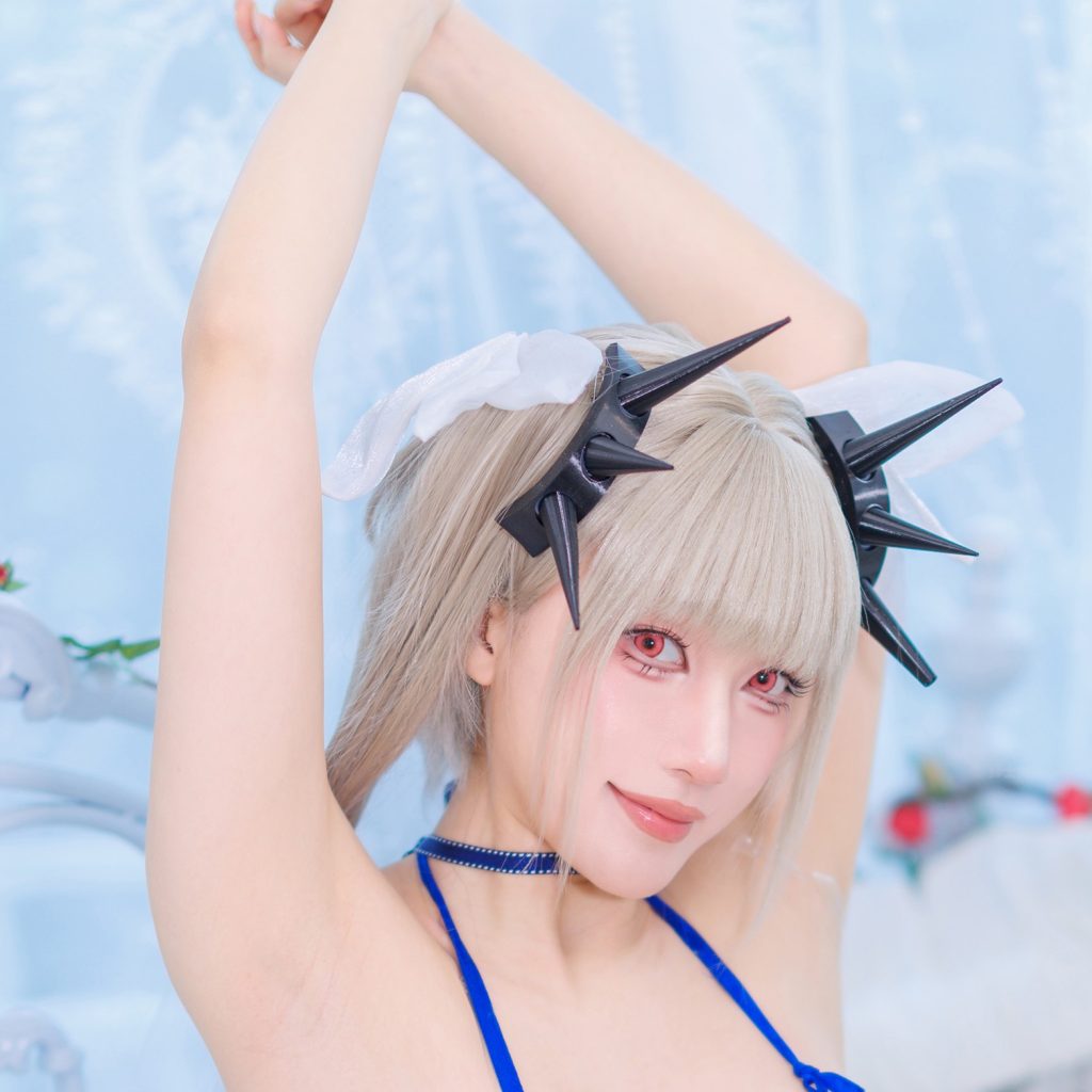 图片[2]-Cien恩恩 碧蓝航线 可畏写真赏析｜Formidable冰蓝系Cosplay作品解析