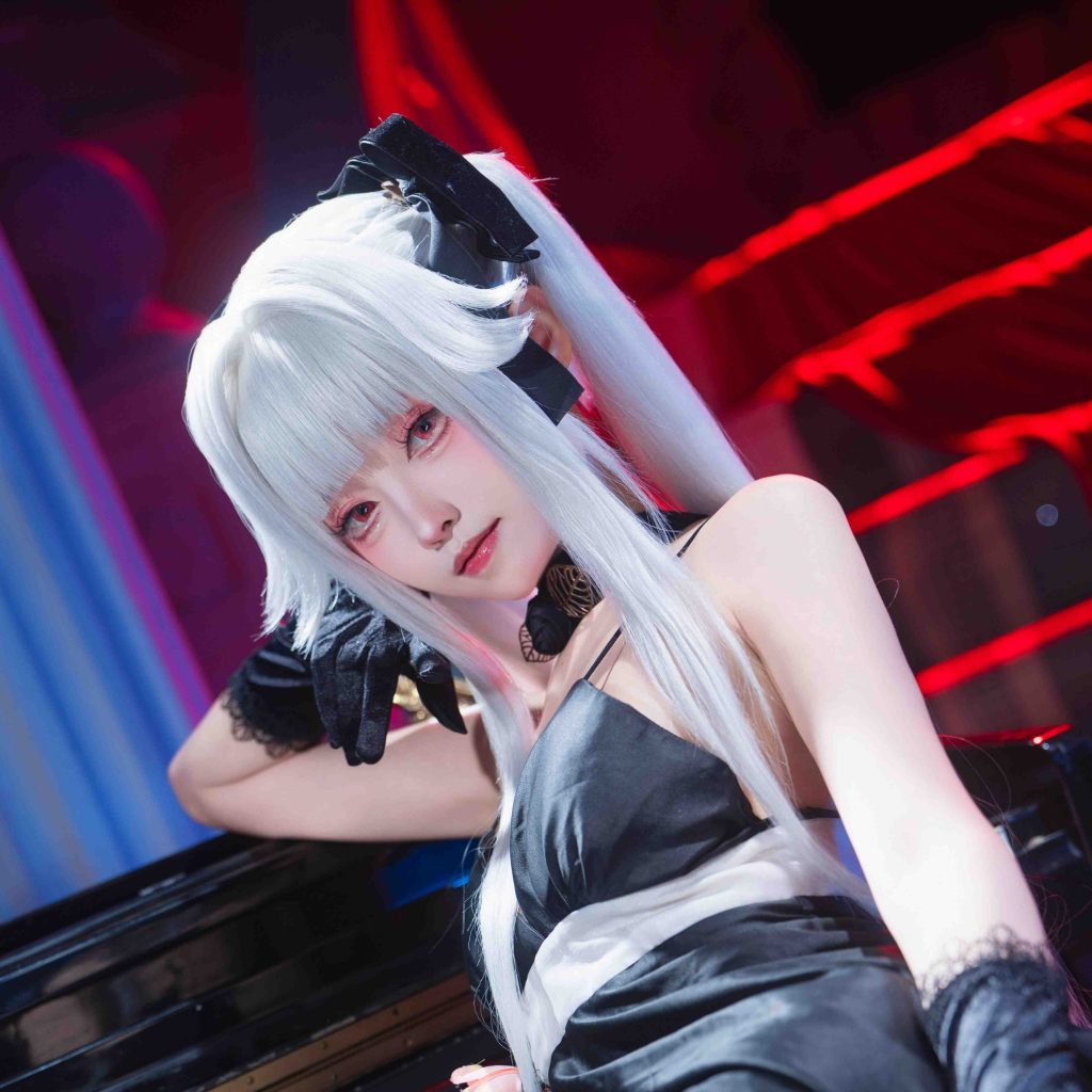 图片[2]-大大卷卷小卷《美少女万华镜》礼服写真解析，篝之雾枝白发红瞳冷艳登场