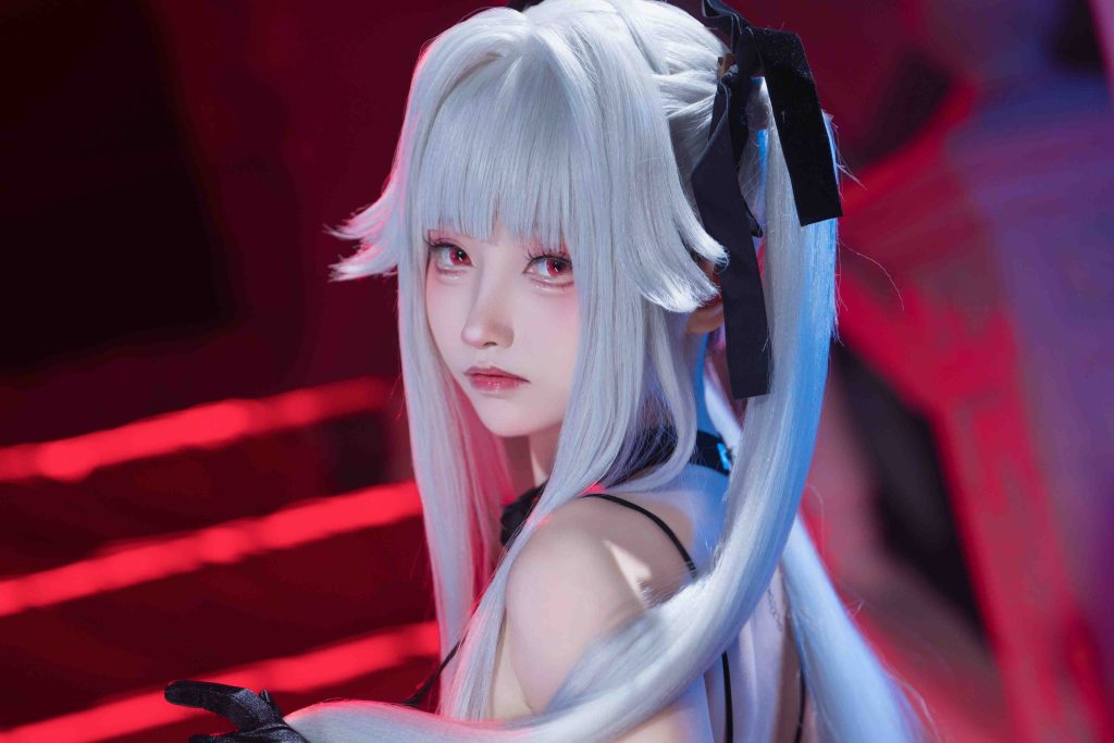 图片[7]-大大卷卷小卷《美少女万华镜》礼服写真解析，篝之雾枝白发红瞳冷艳登场