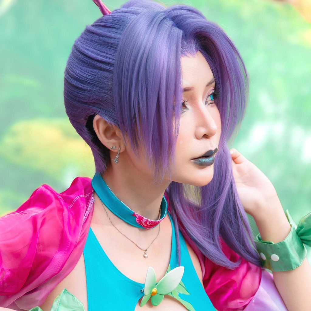 图片[4]-Umeko J Psylocke Breezy Butterfly写真解析，Marvel灵蝶夏日造型摄影赏析