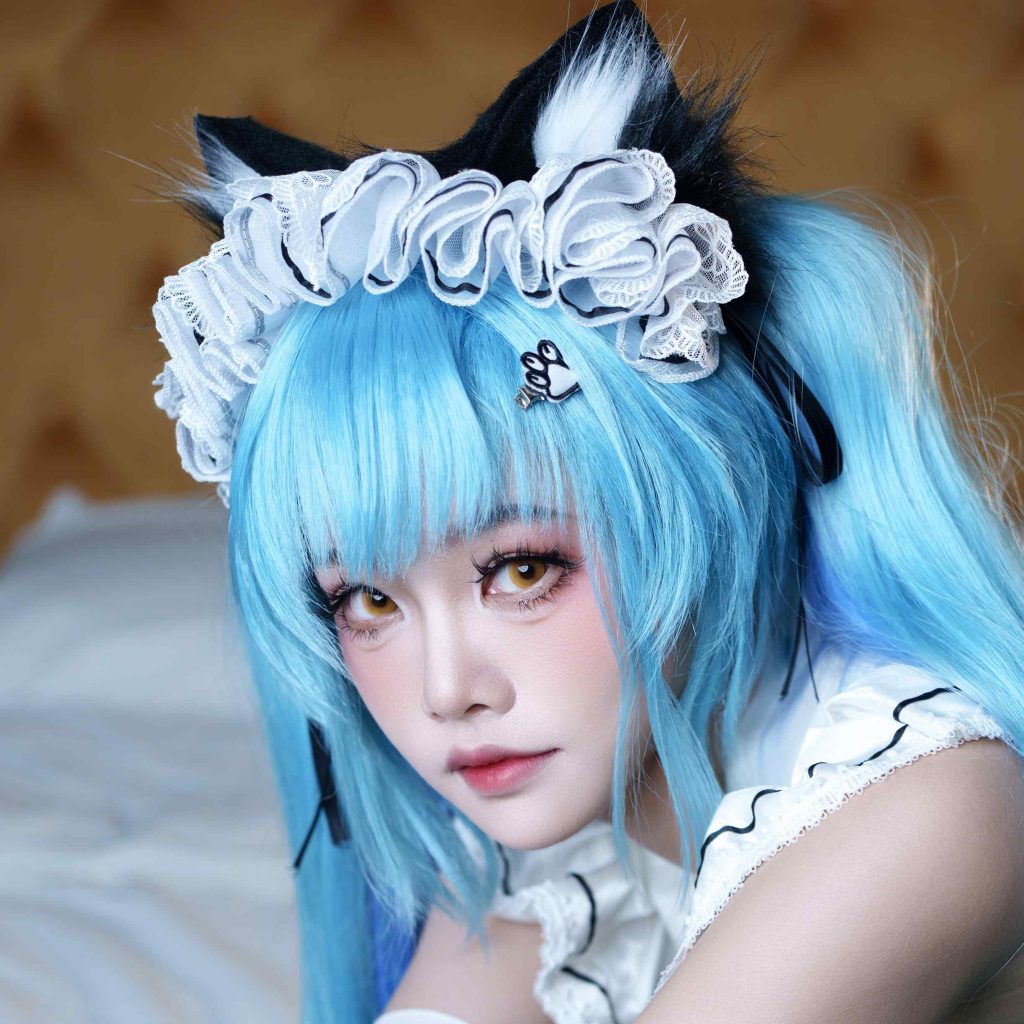 图片[6]-慢炖仓鼠球 普利瓦蒂：不友善的女仆写真｜胜利女神妮姬COS作品赏析